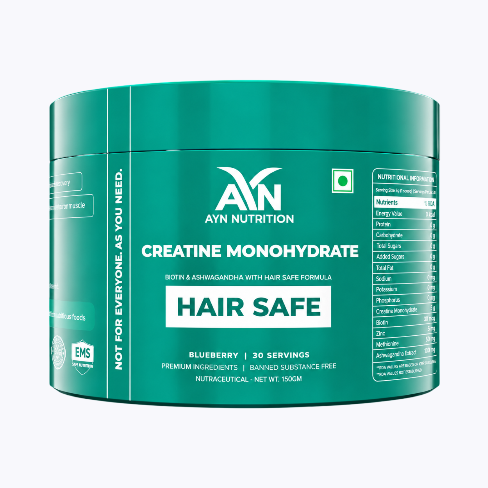 AYN Hair Safe Creatine