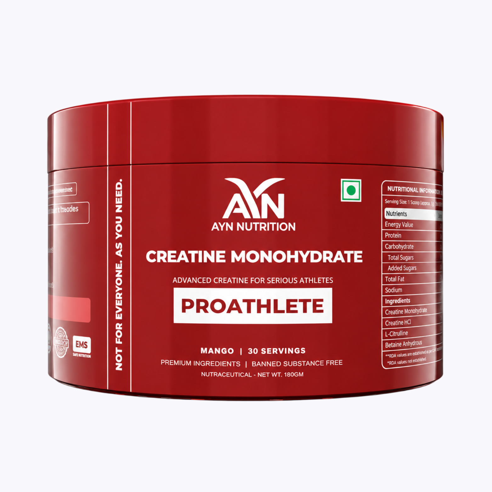 AYN Pro Athlete Creatine